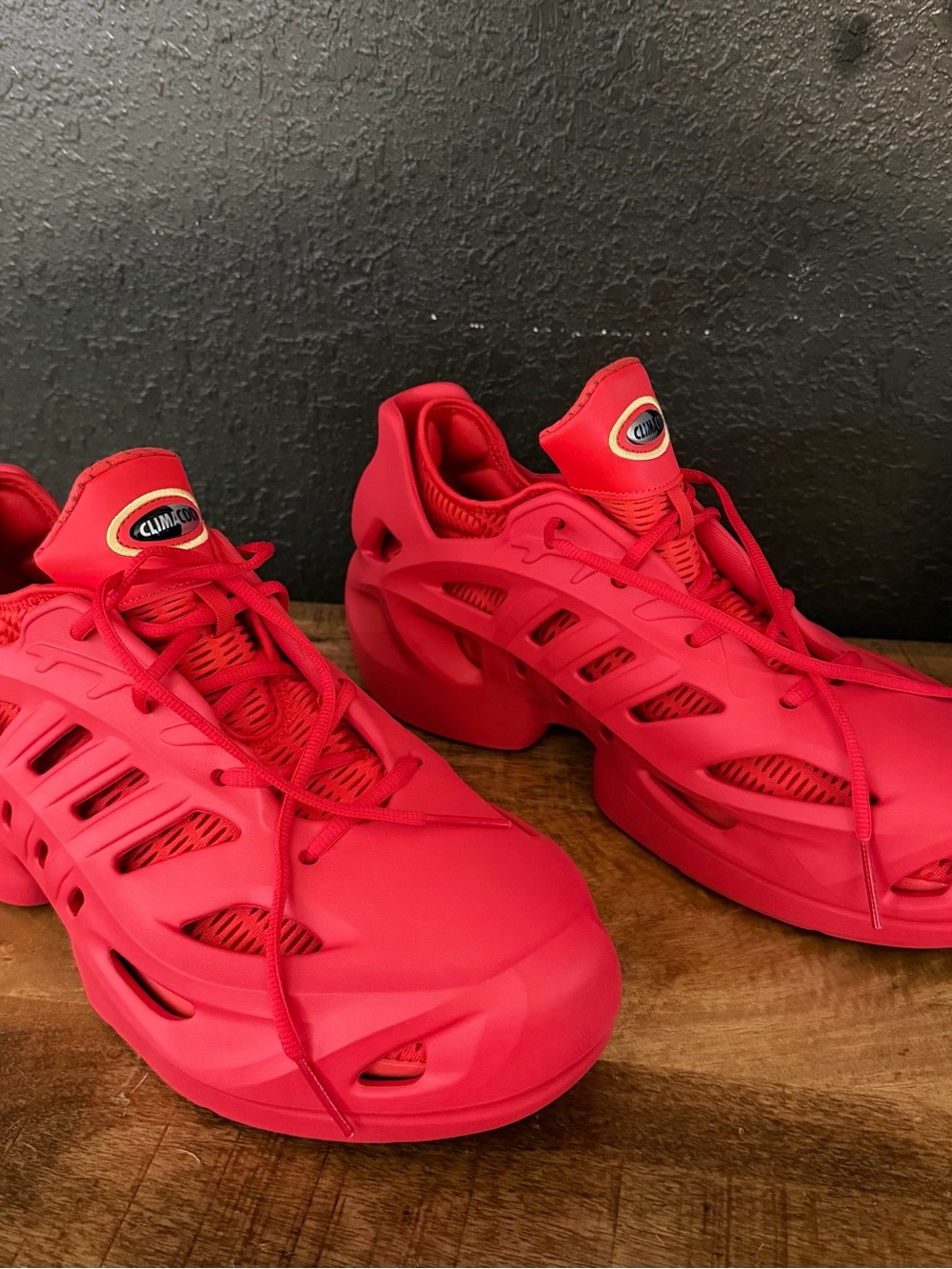 Adidas Red Men's Climacool Style Sneakers
